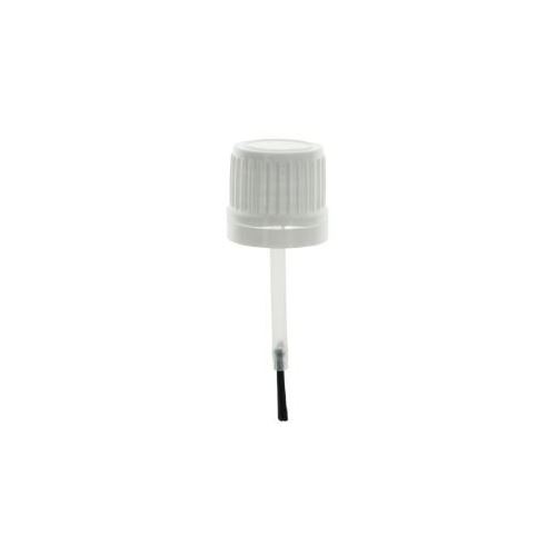 White cap with brush