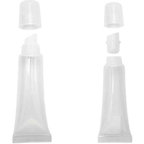 Clear plastic lip care tube, 15 ml