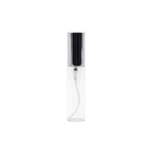 Glass perfume container with atomizer and silver cap, 10 ml