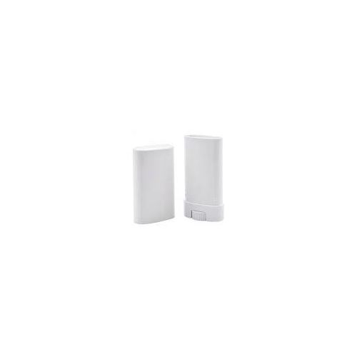 White plastic packaging for solid deodorants, 15 ml