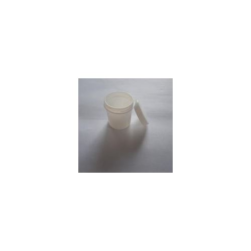 Plastic packaging for cream, white, 10 ml