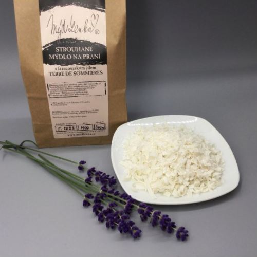 MýdLenka grated laundry soap with Terre de Sommiéres French clay, 200 g