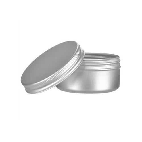 Round aluminum can with lid, 100 ml