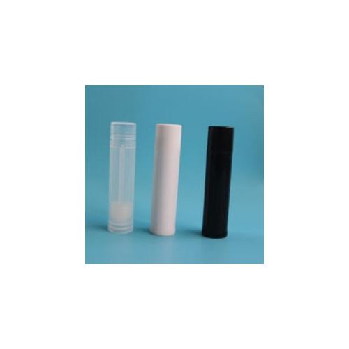 Plastic tube for lipstick or lip balm, black, 4.5 ml