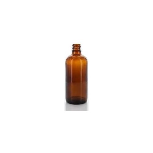 Brown glass bottle without cap, 100 ml