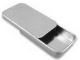 Aluminum can with a sliding lid, rectangle, 7 ml, 1 pc