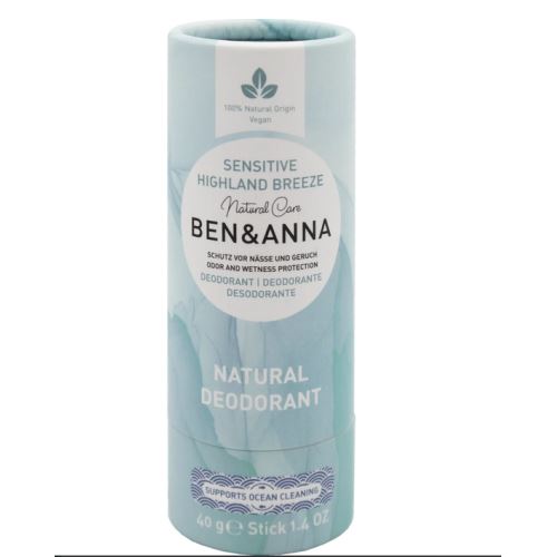 Ben & Anna Solid Deodorant Sensitive (40 g) – Mountain Breeze