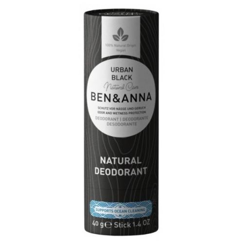 Solid natural deodorant Ben & Anna, Urban Black, 40 g