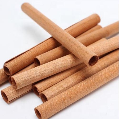 Wooden wick tube incl. metal holder, 6x90 mm