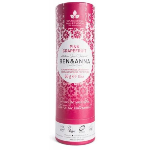 Solid natural deodorant Ben & Anna, Pink Grapefruit, 40 g