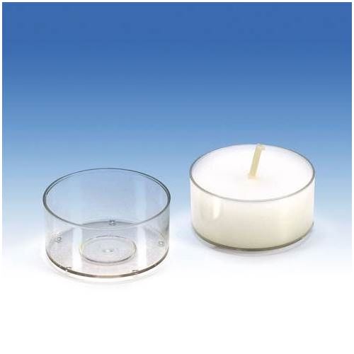 Plastic mold for small and circle tea candles