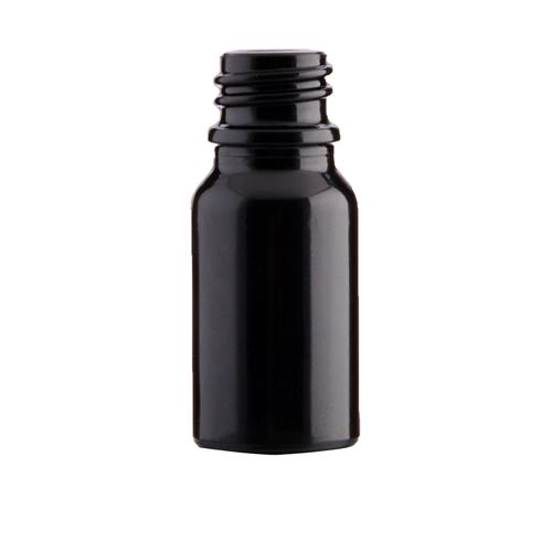 Glass bottle, Black, 10ml