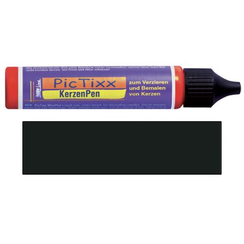 Wax pen for painting candles 29 ml, black