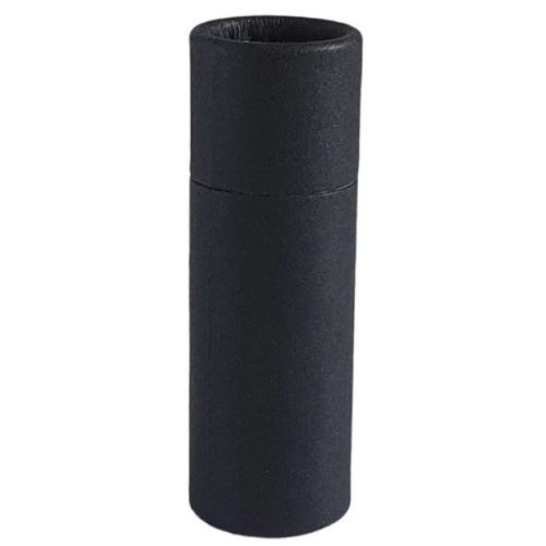 Paper packaging, tube with a wax layer, black matte, 18 ml