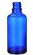 Glass bottle, BLUE, 50ml, 1 pc