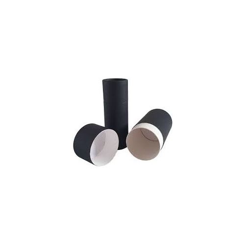 Paper packaging, tube with a wax layer, black matte, 30 ml