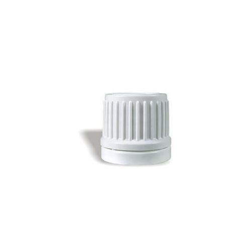 Cap with locking ring without dropper white