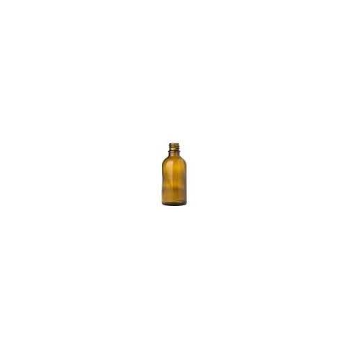 Brown glass bottle without cap, 50 ml