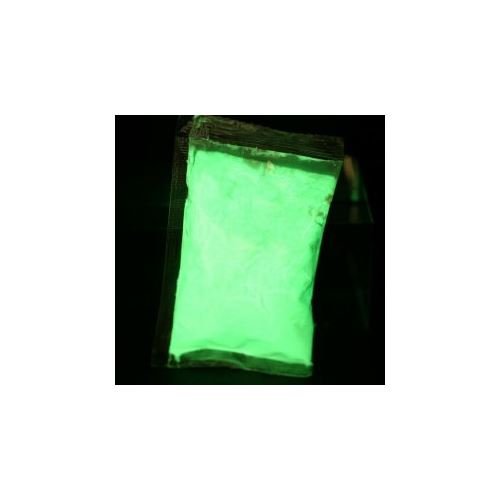 Photoluminescent pigment for candles or soaps - yellow-green