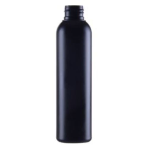 Black plastic bottle, 150 ml