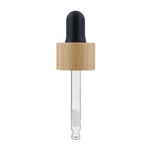 Cap with a bamboo pipette for a 5 ml bottle