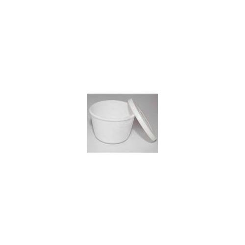 Plastic packaging for cream, white, 100 ml