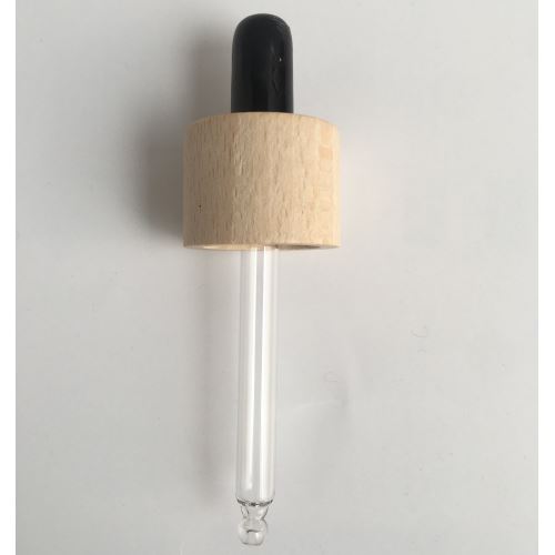 Wooden pipette for cap GL18, 73 mm