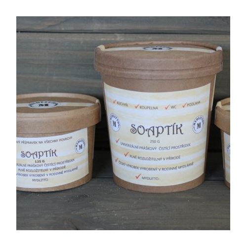 Soaptík - powder preparation for washing common surfaces, 125 g