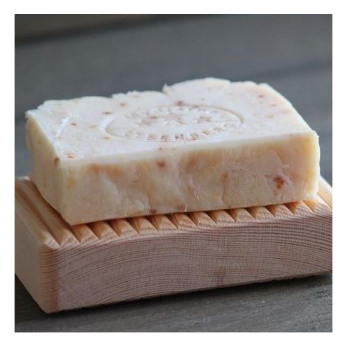 Wooden soap dish