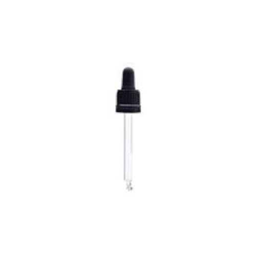 Lock ring cap with black pipette for 50 ml bottle