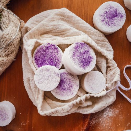 Winter Forest Silk Sparkling Bath Bombs