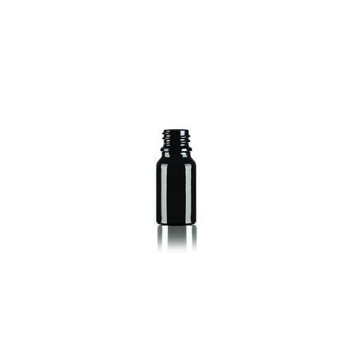 Glass bottle, Black, 10ml