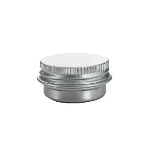 Round aluminum can with lid, 5 ml