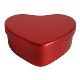 Aluminium can with red heart-shaped lid, approx. 20 ml, 1 pc