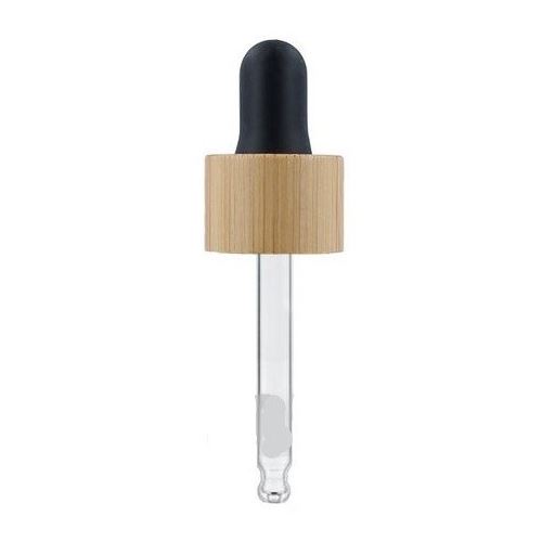 Cap with a bamboo pipette for a 15 ml bottle