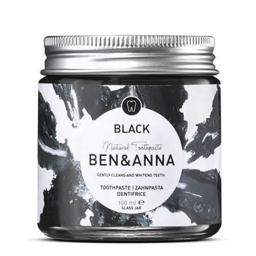 Toothpaste for teeth whitening with activated charcoal Ben & Anna, 100 ml