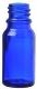 Glass bottle without cap, blue, 10 ml, 1 pc