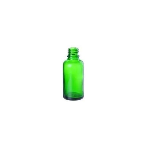 Glass bottle without cap, green, 30 ml